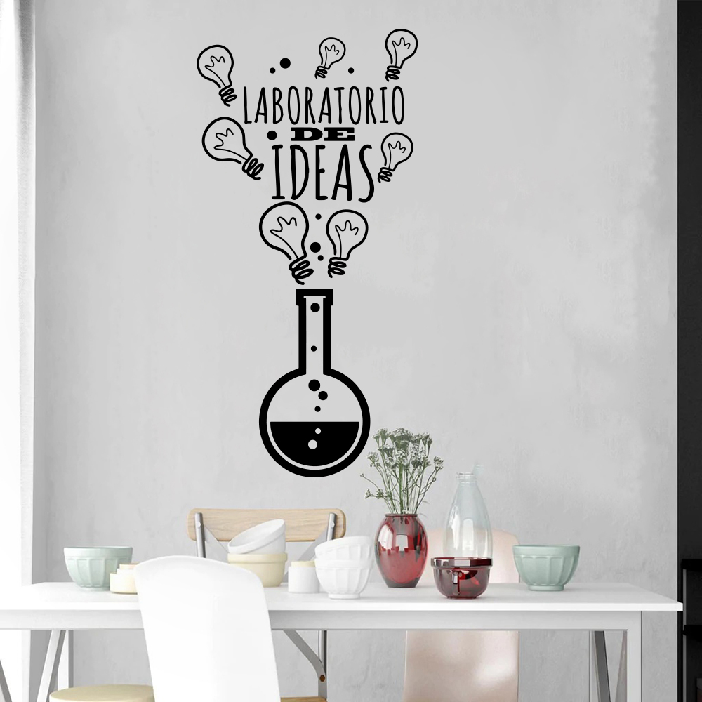 Lighting Decoration Ideas For Home - スペインの実験室,部屋,寝室,家の装飾のための電球のウォールステッカー