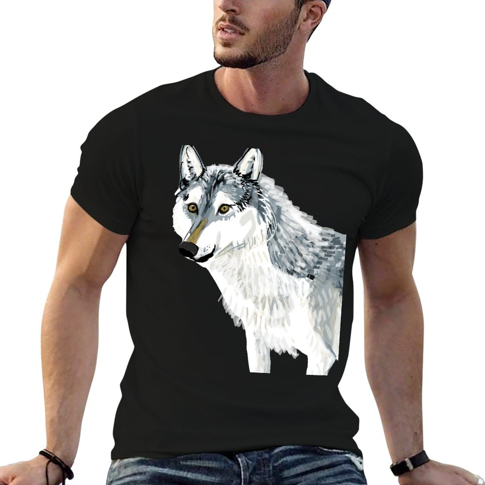 Alberta Lighting & Decor Edmonton Ab - トーテム アルバータ ウルフ Tシャツ カジュアル ライトサマー