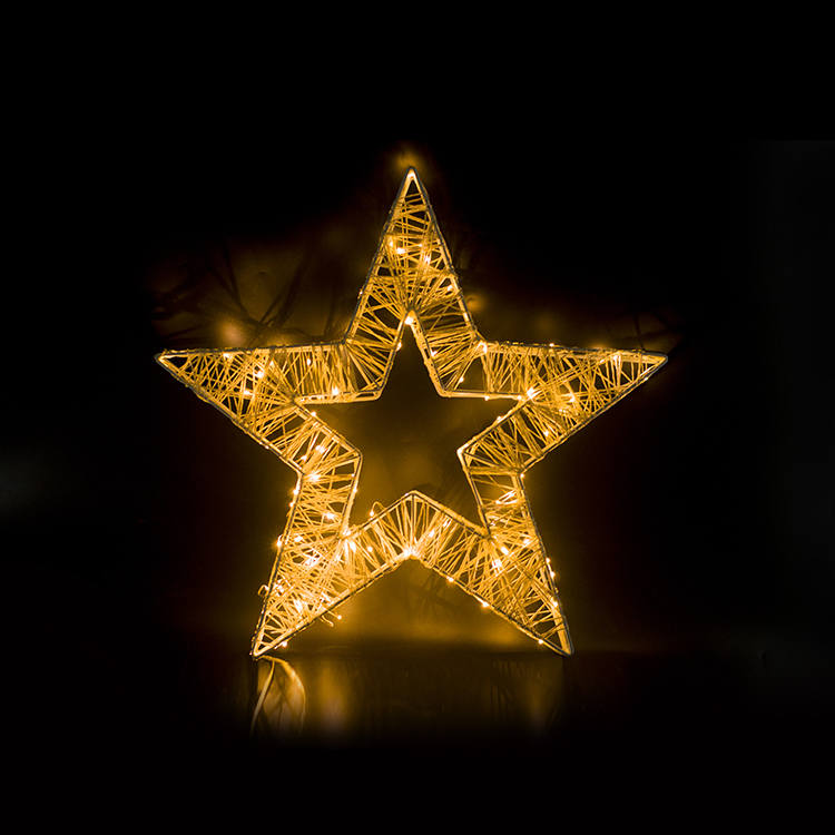 Pendant Lighting Christmas Decor - LED五芒星型屋外IP65防水クリスマスペンダントランプホリデーデコレーション景観照明