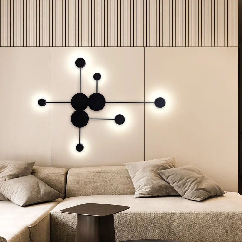 Foyer Lighting Wall Decor - モダンなデザインのモダンなLEDウォールライト,装飾的な室内灯,リビングルーム,廊下,時計,固定設置に最適です。