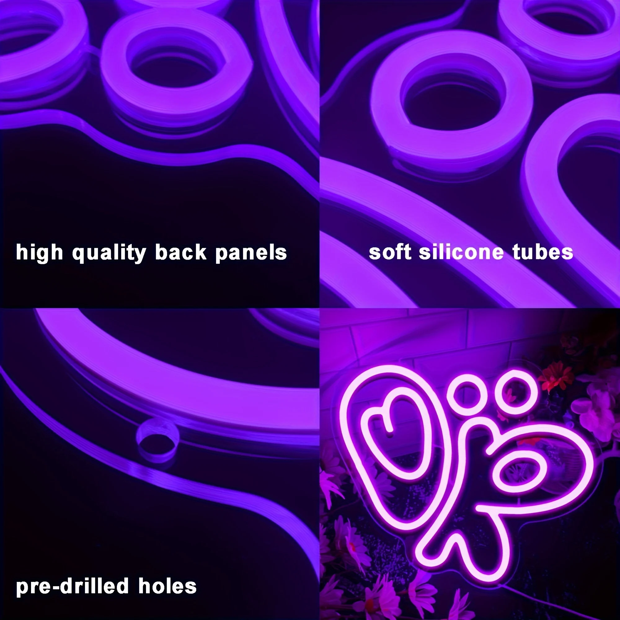 Ok Lighting Decor - OKネオンサイン USB電源 LEDネオンライト 壁飾り 子供部屋 バー
