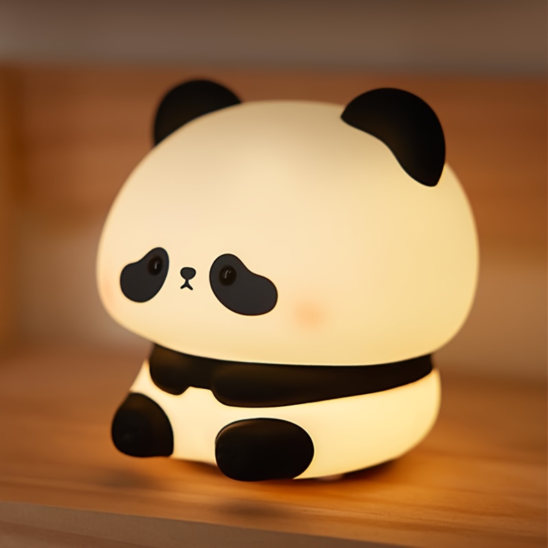 Lighting Decoration - パンダをテーマにしたクリスマスギフト、タイマブルナイトライト、充電式ベッドサイドランプ、誕生日プレゼント、新年の贈り物、ホリデーギフトに最適