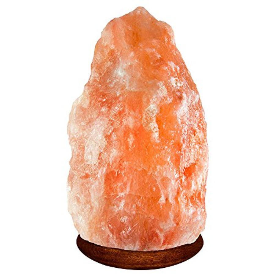 Himalayan Salt Lamp - 15～20ポンドのヒマラヤ岩塩クリスタルランプ、天然装飾ピンク塩ライト、コード付き、リラクゼーション、ヨガ、瞑想に最適
