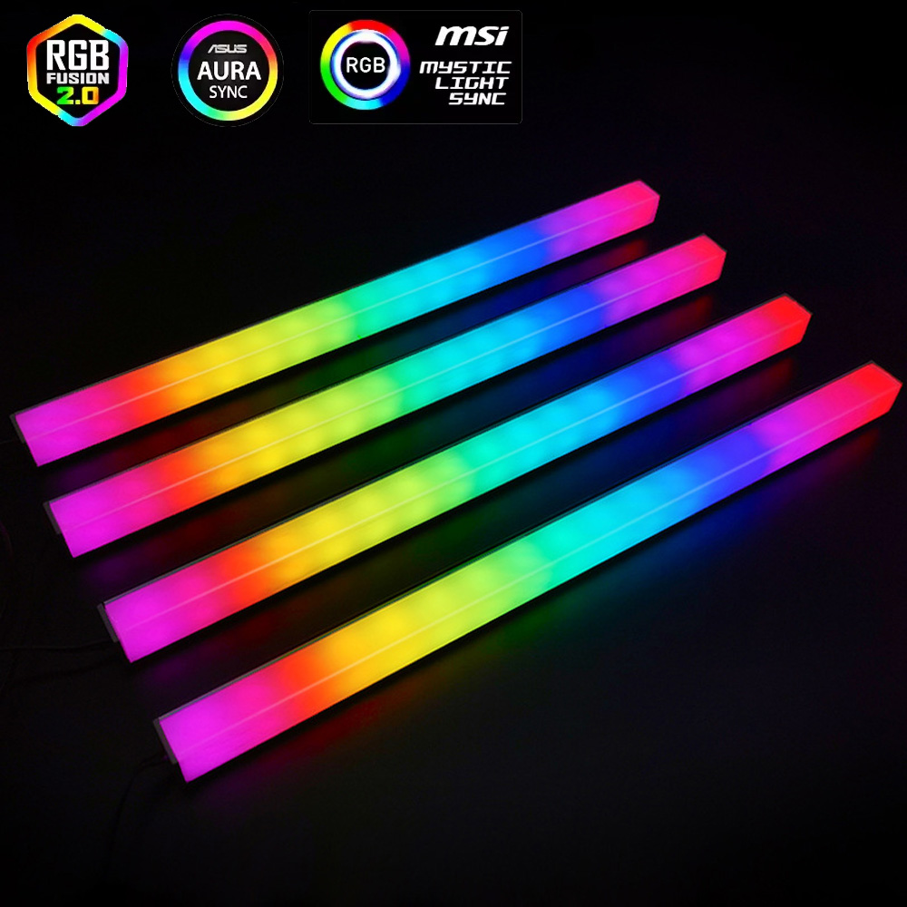 Lighting Decor Ideas - Asus Auraゲーミングケース用5V ARGB 3ピンヘッダー RGB PCライトストリップ