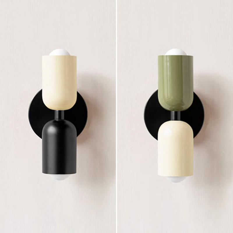 Foyer Lighting Wall Decor - 北欧リビングルームウォールランプシンプルモダン寝室ベッドサイド通路子供部屋背景壁ランプE27家の装飾