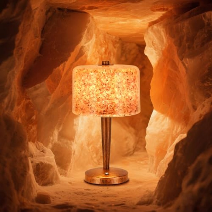タッチ調光機能付き塩ランプ USBヒマラヤ塩ランプ 天然石ラ - Himalayan Salt Lamp のレビューと価格