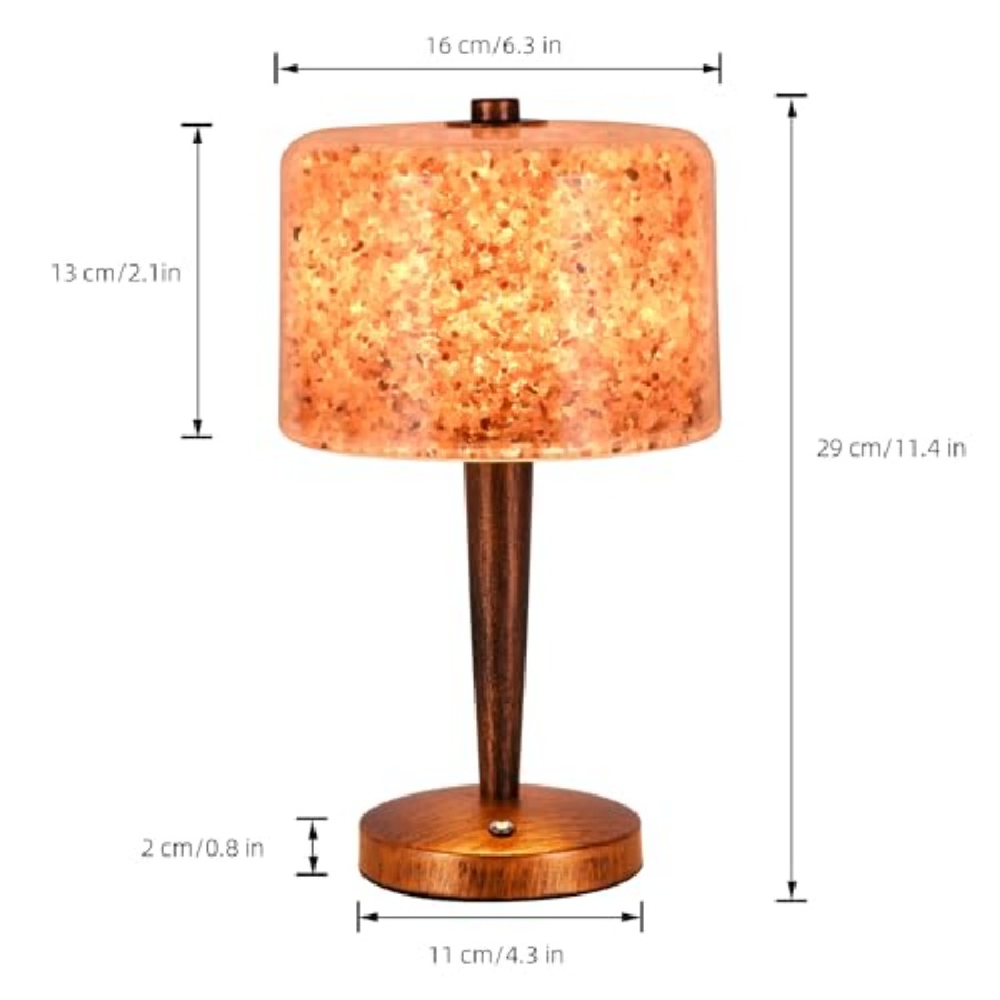 タッチ調光機能付き塩ランプ USBヒマラヤ塩ランプ 天然石ラ - Himalayan Salt Lamp のレビューと価格