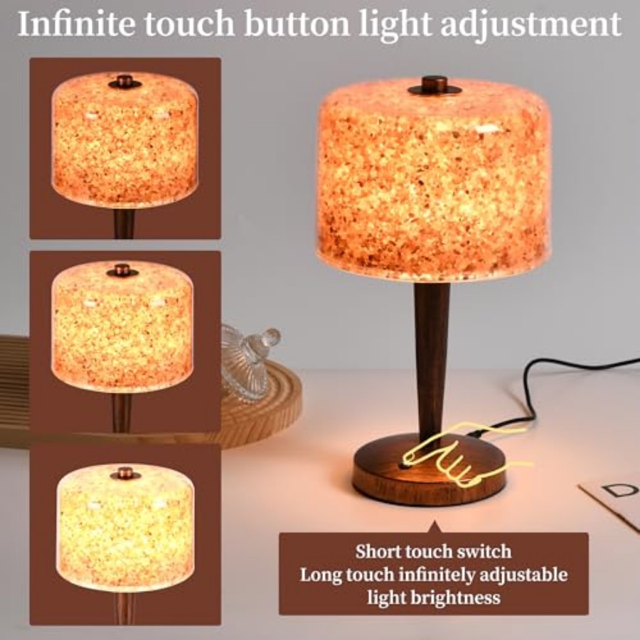 タッチ調光機能付き塩ランプ USBヒマラヤ塩ランプ 天然石ラ - Himalayan Salt Lamp のレビューと価格