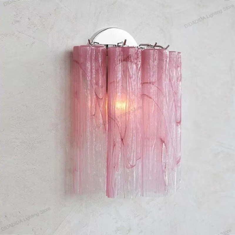 高級アメリカンホワイトムラーノガラスウォールランプ、スターチ - Foyer Lighting Wall Decor のレビューと価格