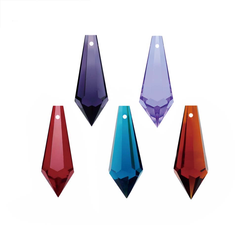 クリスタルペンダントシャンデリア,38mm,カラーミックス, - Pendant Lighting Christmas Decor のレビューと価格