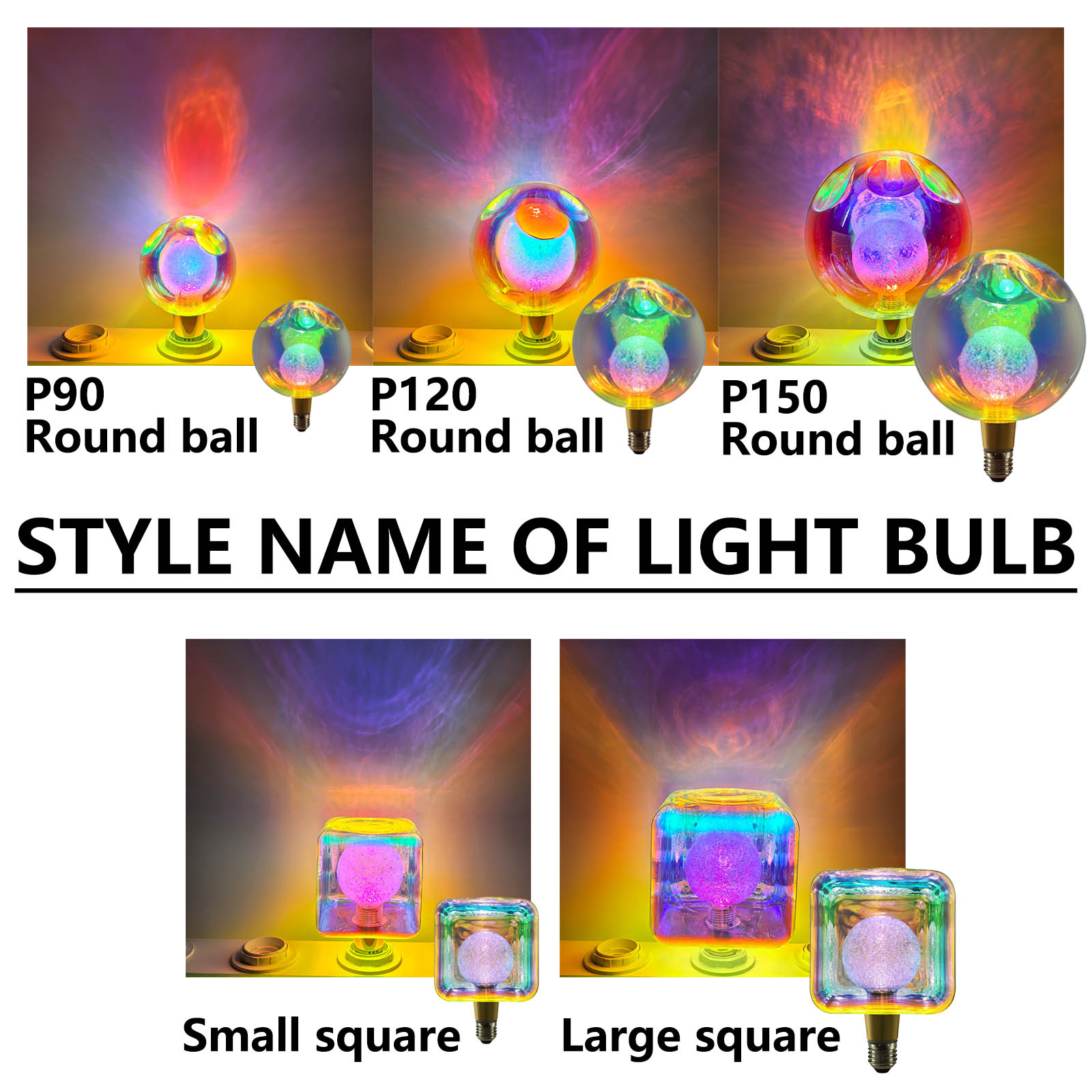 E27 P90 P120 P150 丸型ボールLED電球 A - Lighting Decor Ideas のレビューと価格