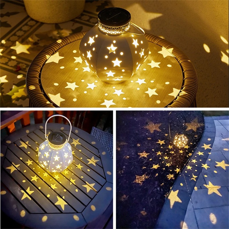 ガーデンスタープロジェクターランプ吊り下げ式ソーラーライト屋 - Lighting Decor Ideas のレビューと価格