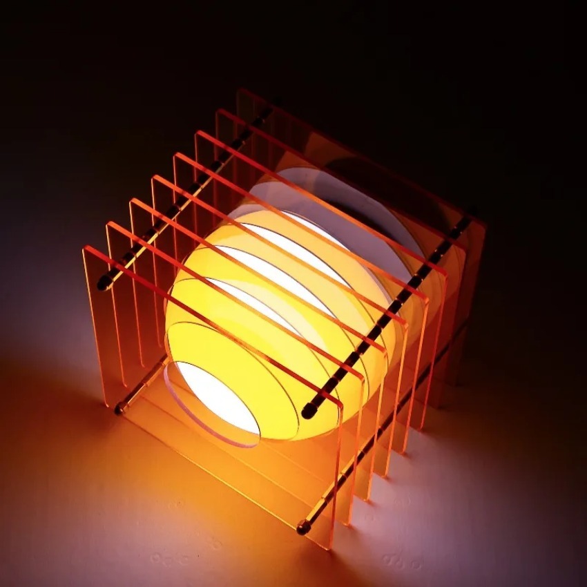 DIY アクリル千層ランプムーンランプデスクトップ装飾中断雰 - Lighting Decor Ideas のレビューと価格