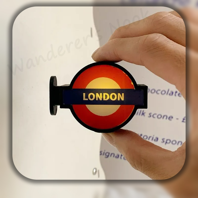 ロンドン地下鉄ラウンデルライトアップ冷蔵庫マグネット発光駅標 - Decor Lighting Uk のレビューと価格