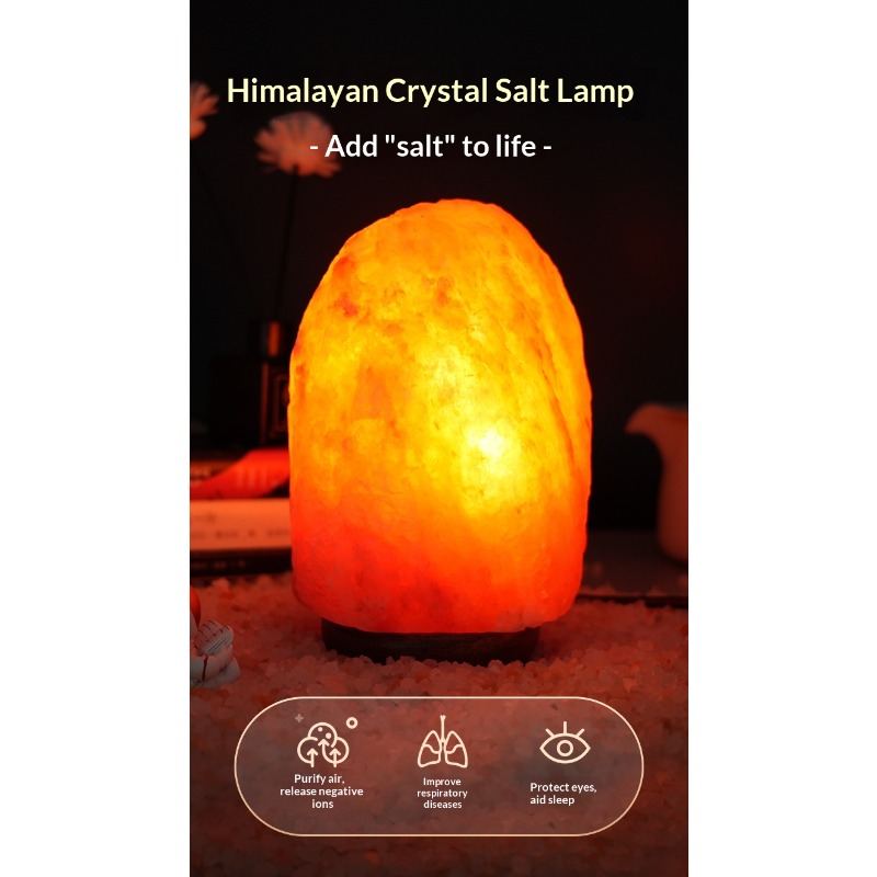 ヒマラヤ岩塩ランプ輸入天然岩ランプ風水装飾寝室睡眠夜幸運クリ - Himalayan Salt Lamp のレビューと価格