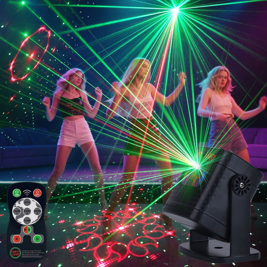 YSHR10 60パターン R&Gレーザー誕生日パーティーラ - Lighting Effect Home Decor のレビューと価格