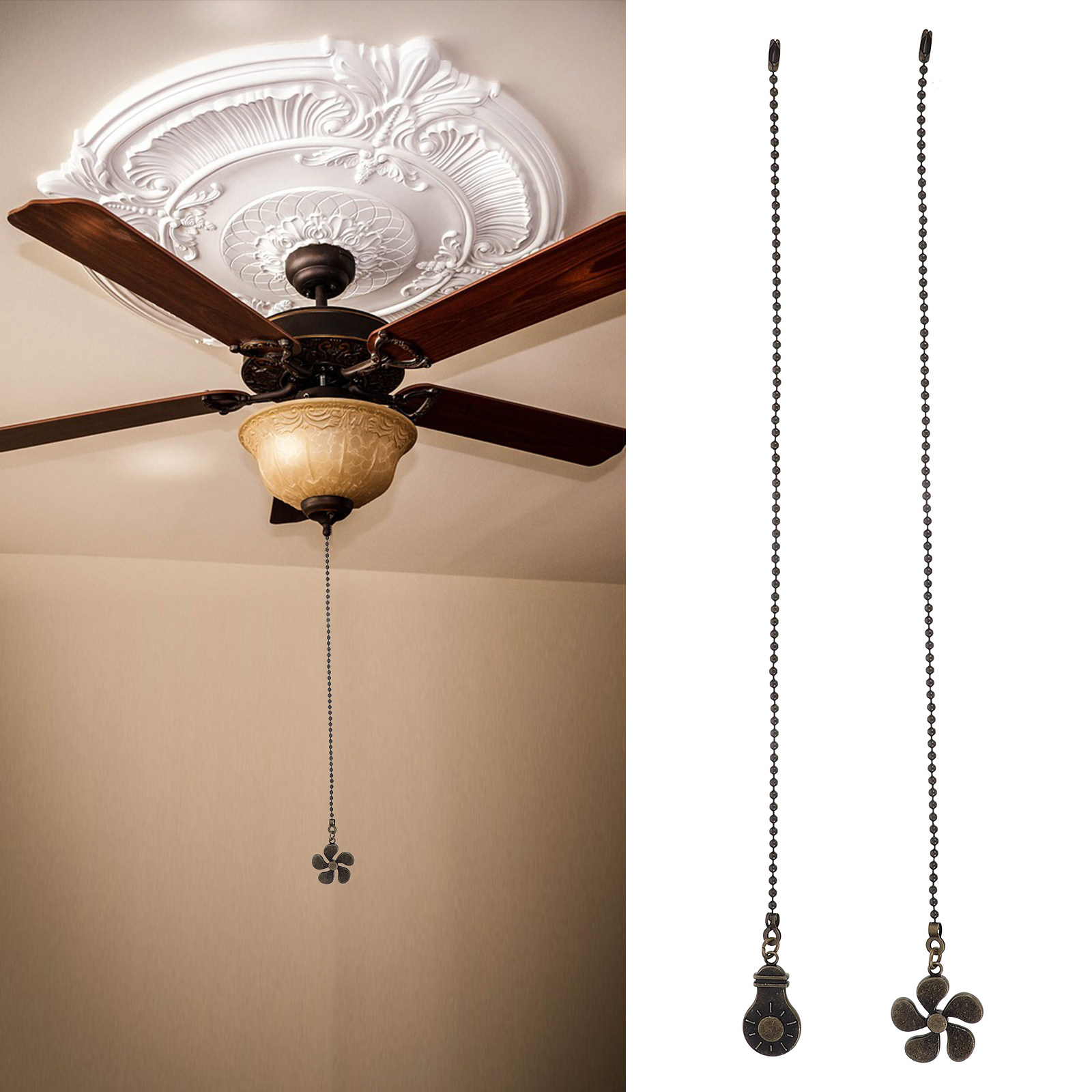 2個入りシーリングファンペンダント、ユニークなデザインのシー - Decor Lighting Ceiling Fans のレビューと価格