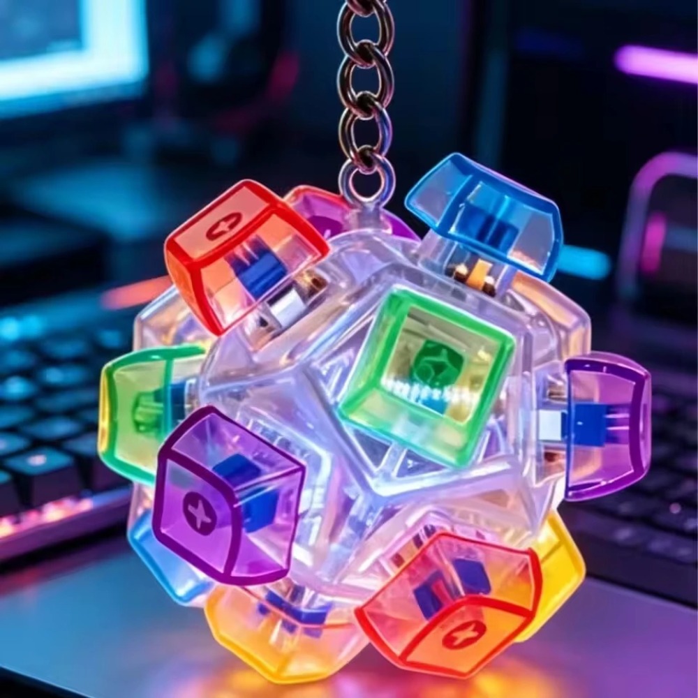 LEDライトアップキーホルダーキーボードクリック可能なボタン - Lighting Decoration Ideas For Home のレビューと価格