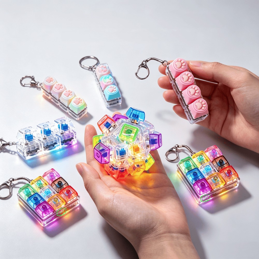 LEDライトアップキーホルダーキーボードクリック可能なボタン - Lighting Decoration Ideas For Home のレビューと価格