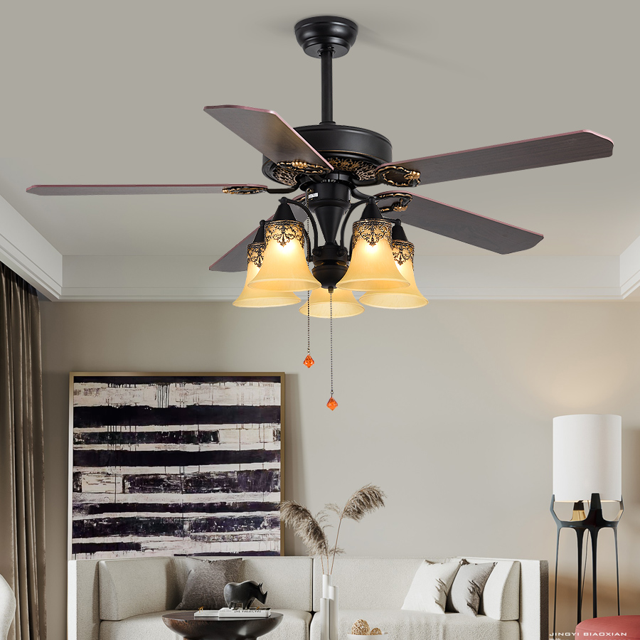 モダンな高性能ダイニングルーム寝室装飾シーリングファンライト - Decor Lighting Ceiling Fans のレビューと価格