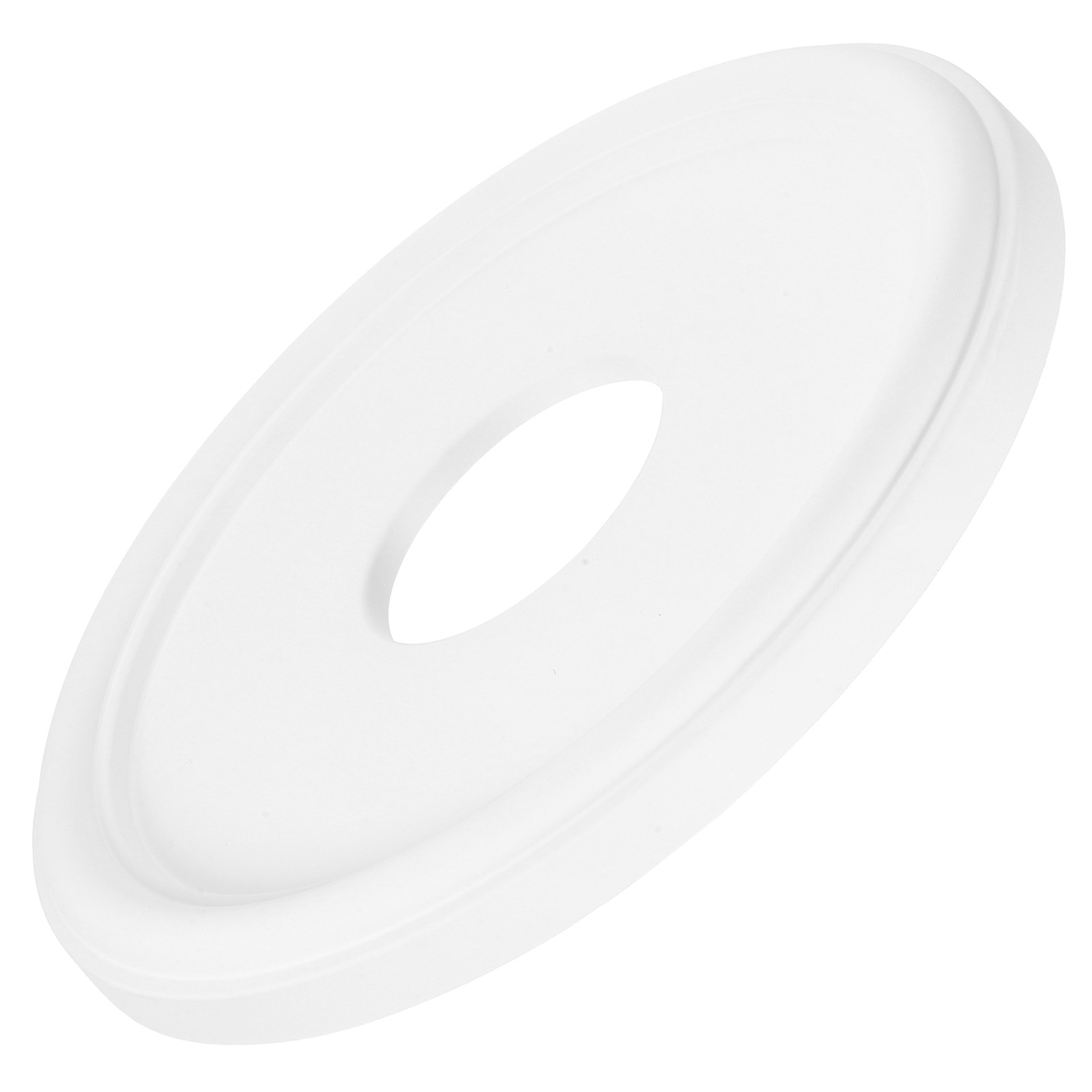 白い丸い天井メダリオン装飾品、天井ファンライト器具カバー、家 - Decor Lighting Ceiling Fans のレビューと価格