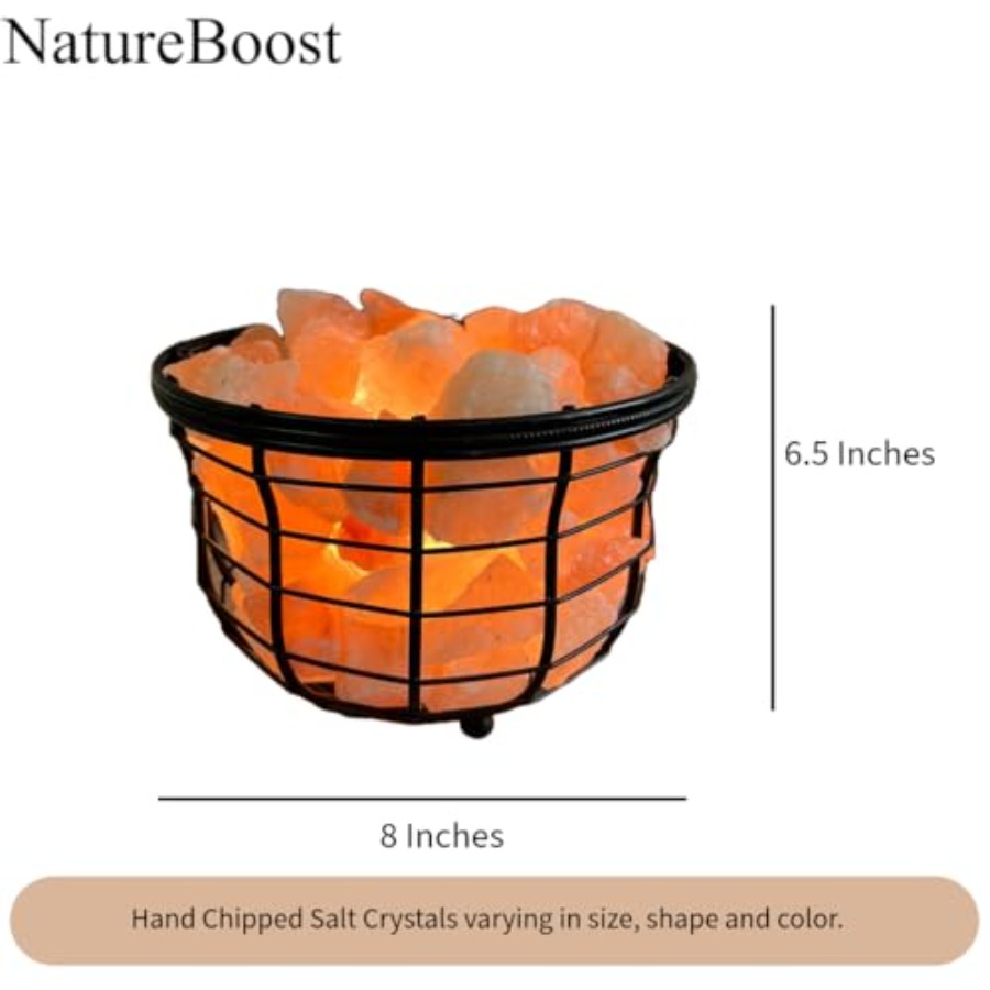 NBヒマラヤピンクソルトメタルランプ（天然塩塊入り）は調光ス - Himalayan Salt Lamp のレビューと価格