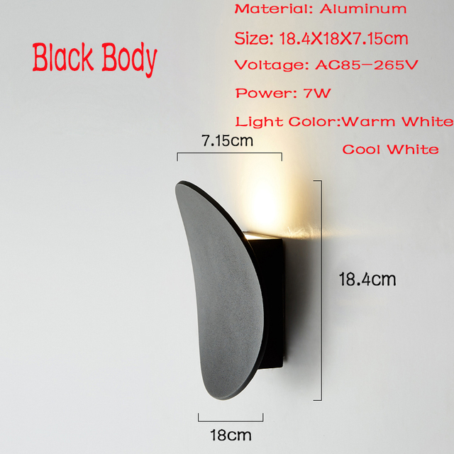 防水アルミニウムLEDウォールランプ,モダンな電球,屋内,屋 - Foyer Lighting Wall Decor のレビューと価格