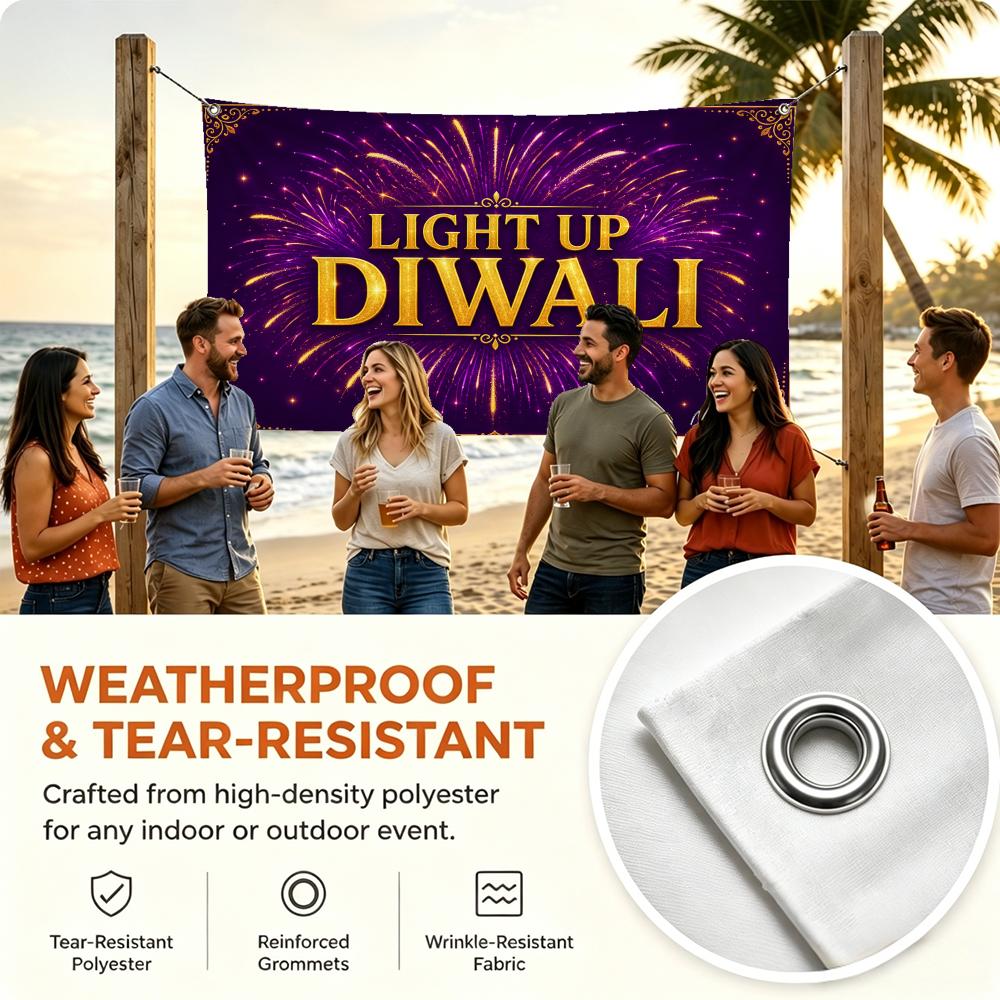 ライトアップ・ディワリ・バナーフラッグ 美しいウォールタペス - Lighting Decoration For Diwali のレビューと価格