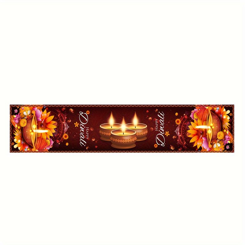 VIKAMA ハッピーディワリテーブルランナー、ディヤランプ - Lighting Decoration For Diwali のレビューと価格