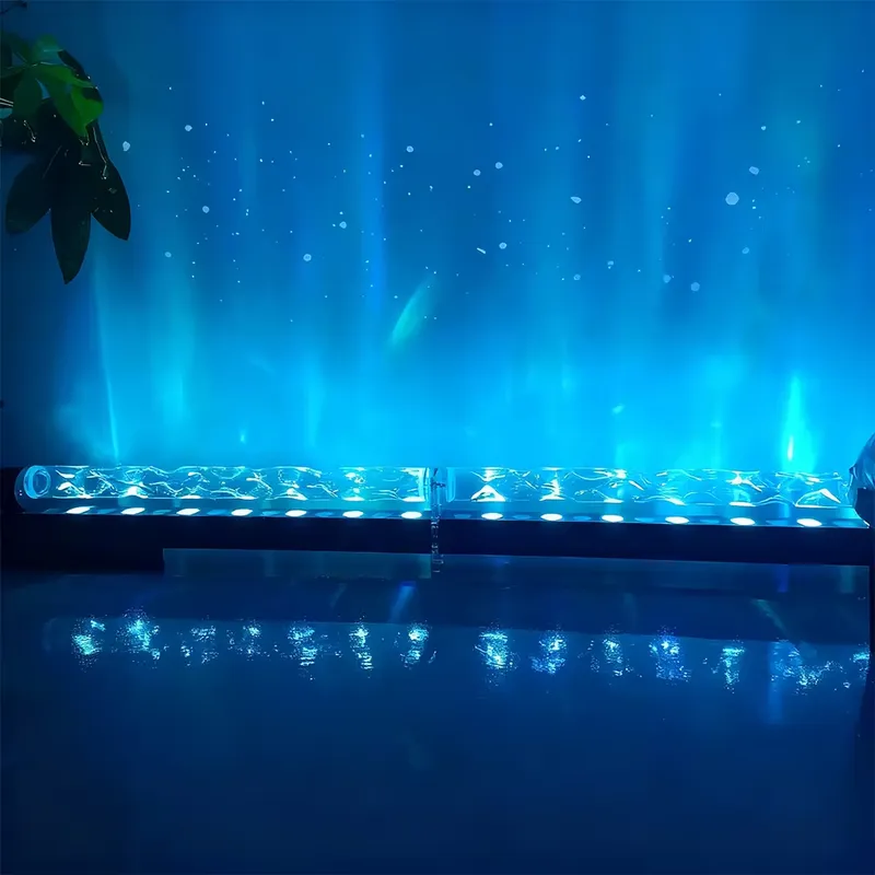 スマート3Dウォールウォッシュ炎投影ライト、水波紋雰囲気ラン - Lighting Decor Room のレビューと価格
