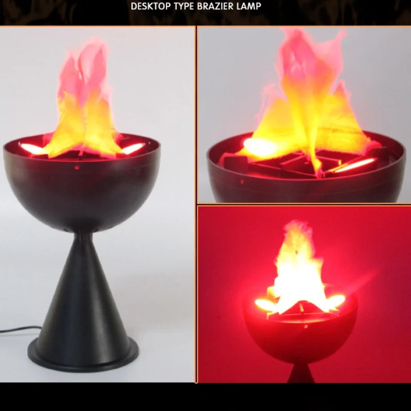 3Dフェイクフレームランプシミュレーション火鉢装飾電気炎ライ - Lighting Decor Ideas のレビューと価格