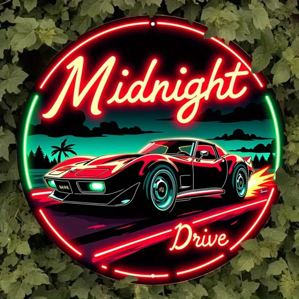 ヴィンテージネオンカーサイン ミッドナイトドライブ – レト - Lighting Decor Ideas のレビューと価格