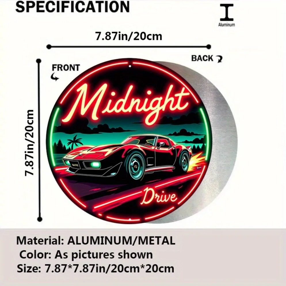 ヴィンテージネオンカーサイン ミッドナイトドライブ – レト - Lighting Decor Ideas のレビューと価格