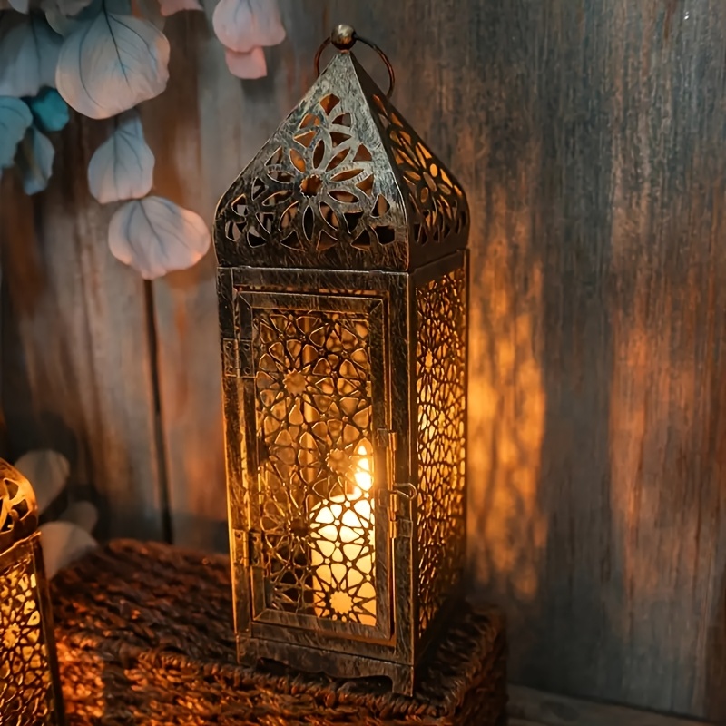 中東アラブ風メタルヴィンテージ風ランタンキャンドルホルダー、 - Lighting Decoration Ideas For Home のレビューと価格