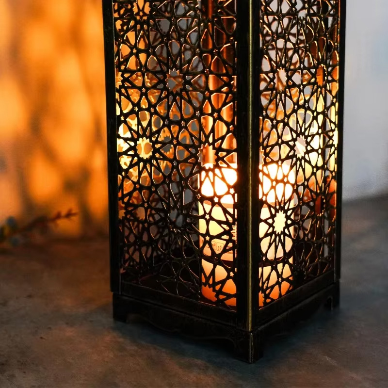 中東アラブ風メタルヴィンテージ風ランタンキャンドルホルダー、 - Lighting Decoration Ideas For Home のレビューと価格
