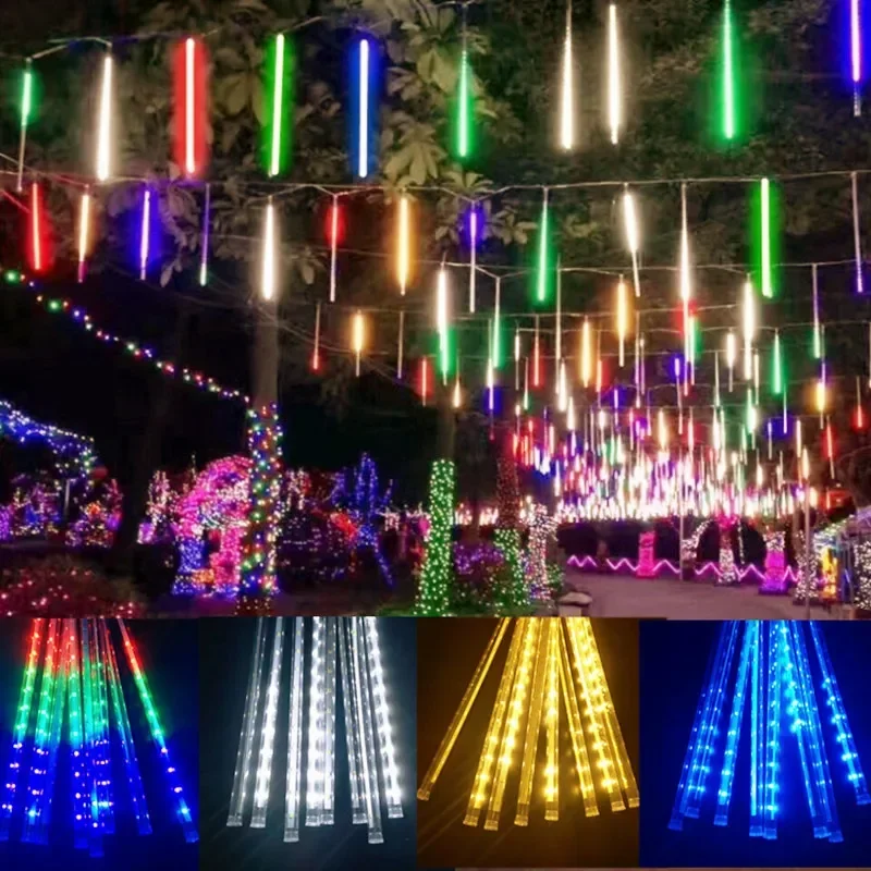 30 センチメートル/50 センチメートル防水流星雨雨 8  - Decor Lighting Uk のレビューと価格