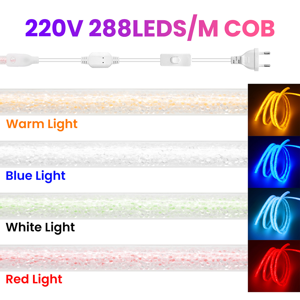 クリスタルタイプCOBネオンストリップロープライトホテルロビ - Decor Lighting Uk のレビューと価格
