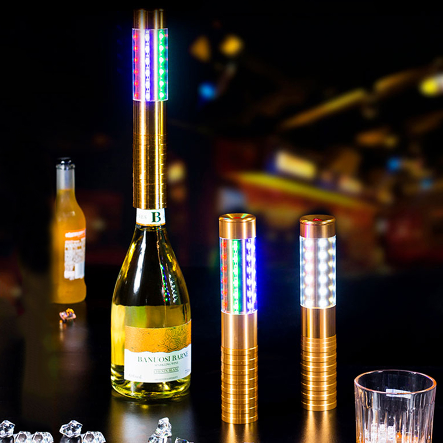 ハンドヘルドストロボライト シャンパンボトルスパークラー L - Lighting Effect Home Decor のレビューと価格