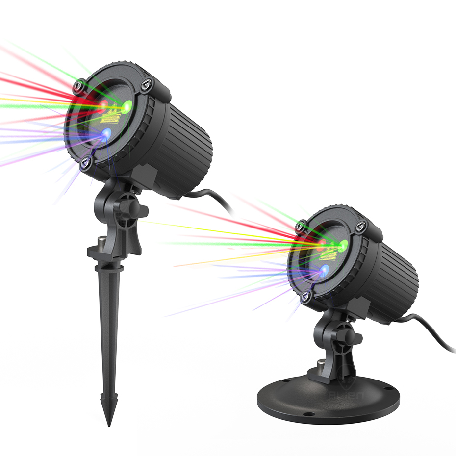 エイリアンリモートrgb移動静的スタークリスマスレーザー光プ - Lighting Effect Home Decor のレビューと価格
