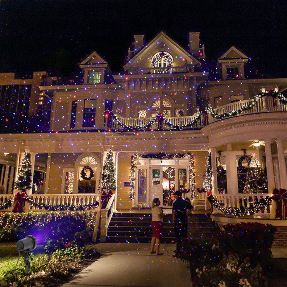 エイリアンリモートrgb移動静的スタークリスマスレーザー光プ - Lighting Effect Home Decor のレビューと価格