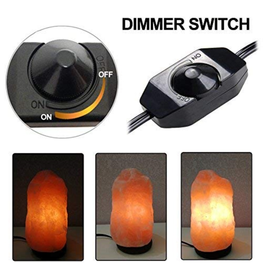 ヒマラヤ岩塩ランプ用コード、調光スイッチ付き、純正交換コード - Himalayan Salt Lamp のレビューと価格