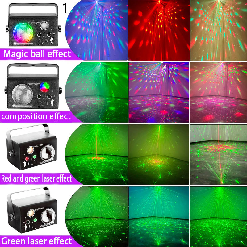 10W パーティーライト DJ ステージレーザーディスコライ - Lighting Effect Home Decor のレビューと価格