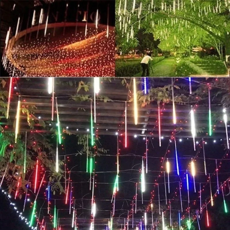 30 センチメートル/50 センチメートル防水流星雨雨 8  - Decor Lighting Uk のレビューと価格