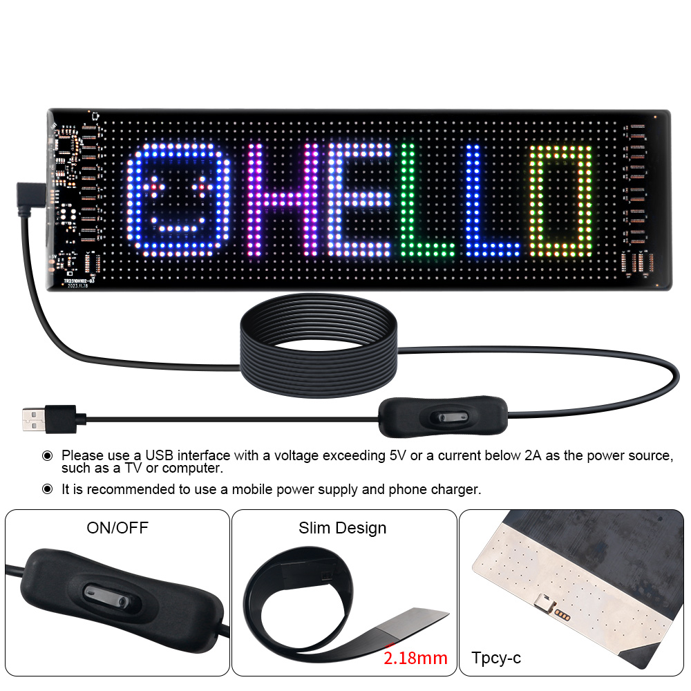 LEDマトリックスピクセルパネルスクロール式明るい広告LED - Lighting Decor Ideas のレビューと価格