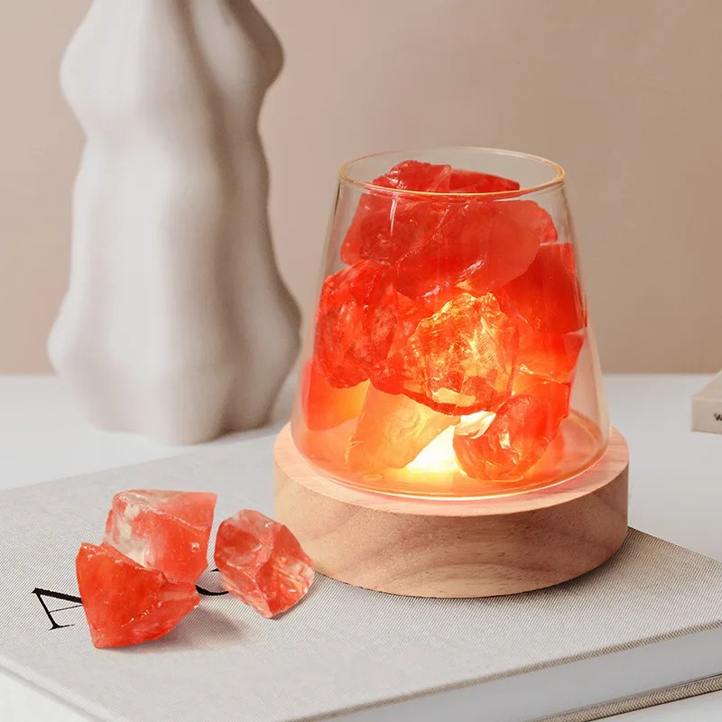 D2 ナチュラルノベルティヒマラヤ塩テーブルナイトランプライ - Himalayan Salt Lamp のレビューと価格