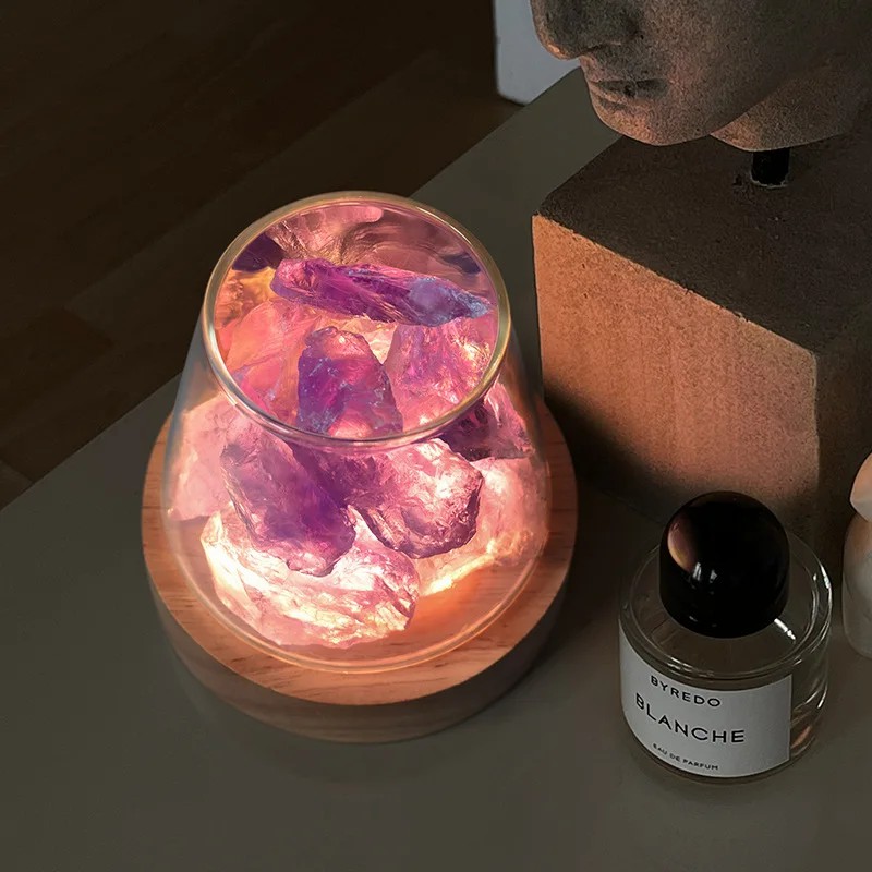 D2 ナチュラルノベルティヒマラヤ塩テーブルナイトランプライ - Himalayan Salt Lamp のレビューと価格