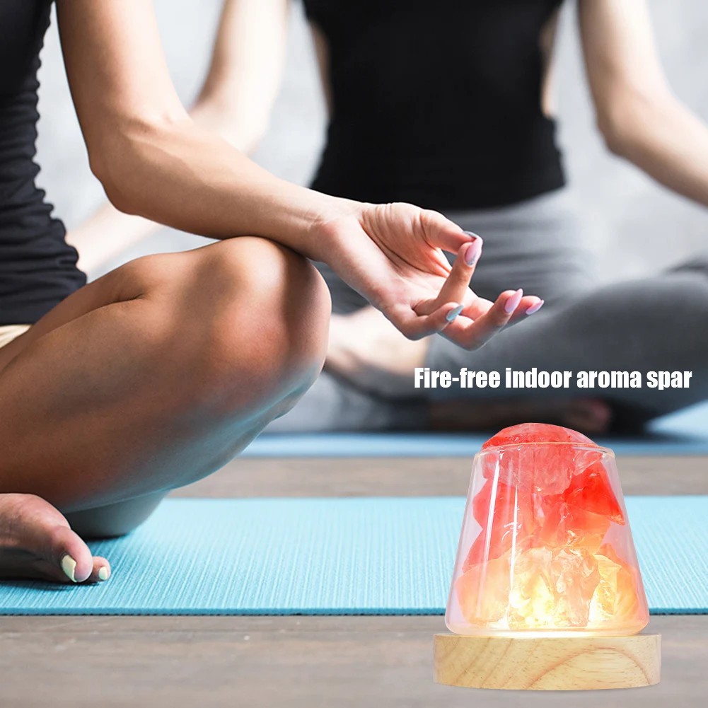 D2 ナチュラルノベルティヒマラヤ塩テーブルナイトランプライ - Himalayan Salt Lamp のレビューと価格