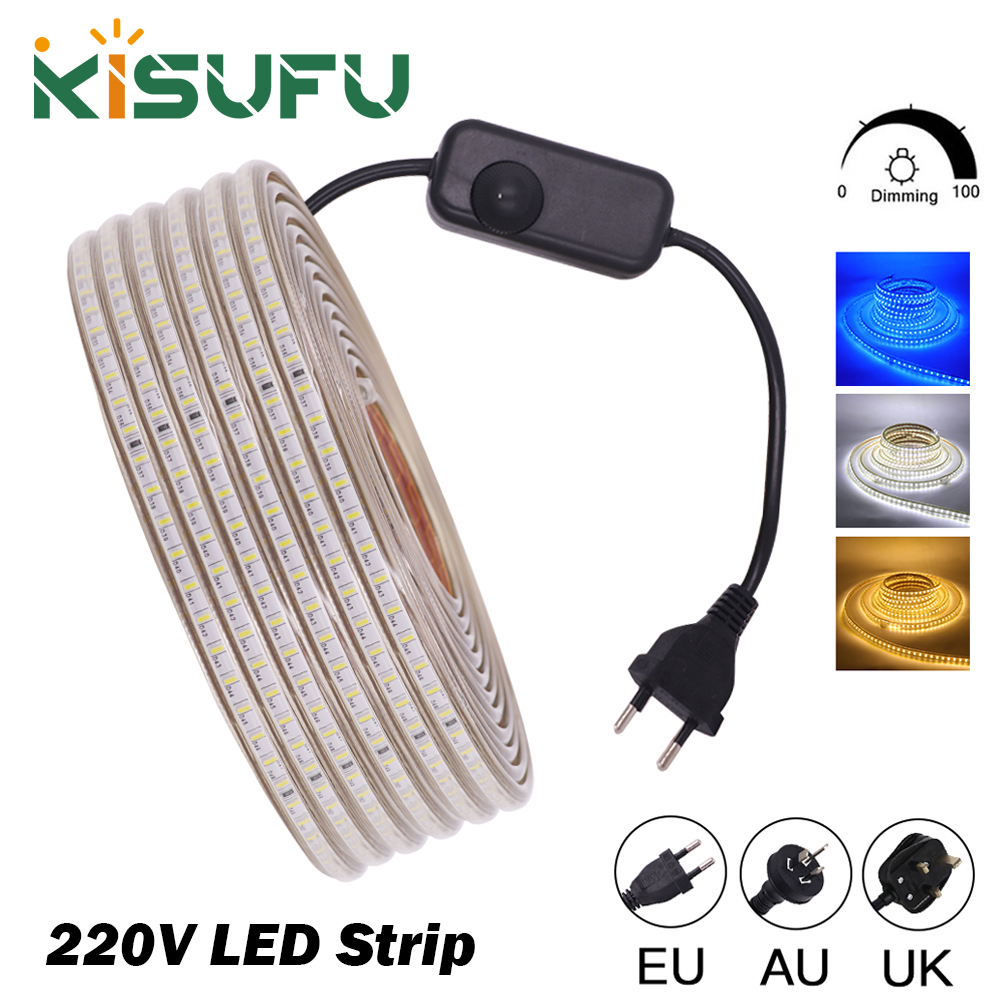 220V LED ストリップ調光器付き EU/UK/AU プ - Decor Lighting Uk のレビューと価格