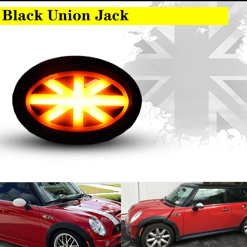 2個入り ユニオンジャック スモークレンズ アンバーLEDフ - Union Lighting & Decor Photos のレビューと価格