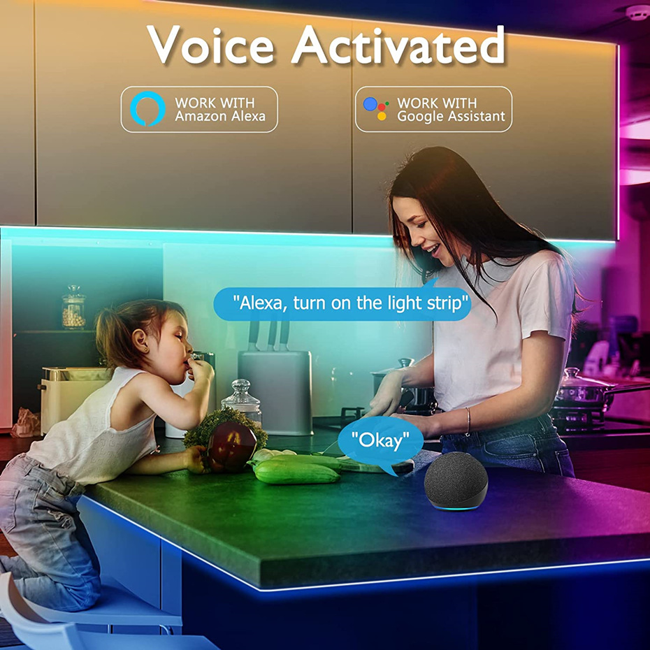 Tuya WiFi、Bluetooth、リモコン付き 220 - Decor Lighting Uk のレビューと価格